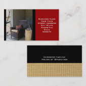 Carte De Visite Concepteur d'intérieur/Carte de visite intermédiai (Devant / Derrière)