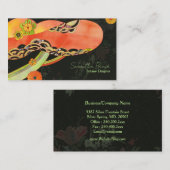 Carte De Visite Concepteur d'intérieur japonais Washi (Devant / Derrière)