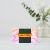 Carte De Visite Concepteur d'intérieur moderne 3D (Debout devant)