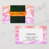 Carte De Visite Concepteur d'intérieur moderne 3D (Devant / Derrière)