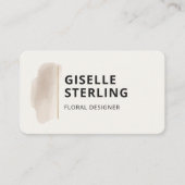 Carte De Visite Concepteur floral (Devant)