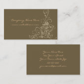 Carte De Visite Concepteur floral (Devant / Derrière)