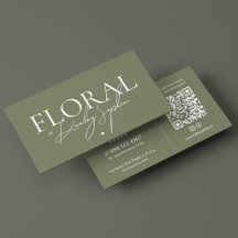 Concepteur floral minimal élégant fleuriste Sage