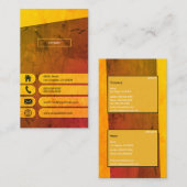 Carte De Visite Concepteur graphique (Devant / Derrière)