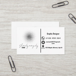 Carte De Visite Concepteur graphique créatif