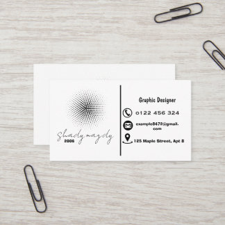 Carte De Visite Concepteur graphique créatif