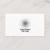 Carte De Visite Concepteur graphique créatif (Dos)