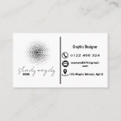 Carte De Visite Concepteur graphique créatif (Devant)