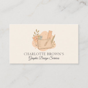 Carte De Visite Concepteur Graphique Marque Créative