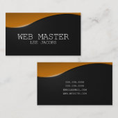 Carte De Visite Concepteur maître développeur Web Tech informatiqu (Devant / Derrière)