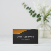 Carte De Visite Concepteur maître développeur Web Tech informatiqu (Debout devant)