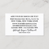 Carte De Visite Concepteur optique (Dos)