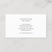 Carte De Visite Concepteur professionnel Cobalt Blue (Dos)