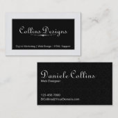 Carte De Visite Concepteur Web (Devant / Derrière)