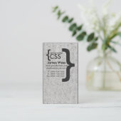 Carte De Visite Concepteur Web Geek de programmeur d'ordinateur (Debout devant)