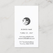 Carte De Visite Concepteur Web Informatique Ordinateur (Dos)