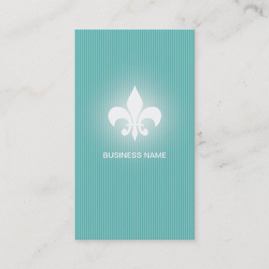 CARTE DE VISITE CONCEPTION 01 DE CRE8TIVE - BLEU (Devant)