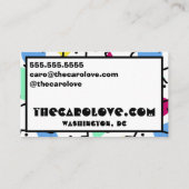 Carte De Visite Conception 1 de Memphis (Dos)