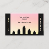 Carte De Visite Conception à deux côtés du service de pelouse (Dos)