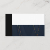 Carte De Visite Conception Abstraite de Blocs de Couleur (Dos)