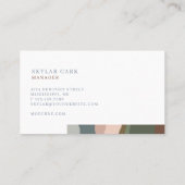 Carte De Visite Conception Abstraite de terrarium de sable (Dos)