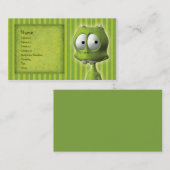 Carte De Visite Conception Alien (Devant / Derrière)