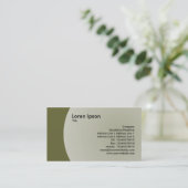 Carte De Visite Conception Arc - Drab Olive (Debout devant)