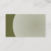 Carte De Visite Conception Arc - Drab Olive (Dos)