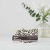 Carte De Visite Conception artistique abstraite (Debout devant)