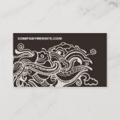 Carte De Visite Conception artistique abstraite (Dos)