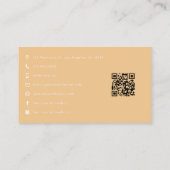 Carte De Visite Conception audacieuse d'autonomisation des femmes (Dos)