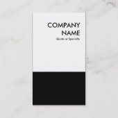 Carte De Visite conception audacieuse votre propre code de QR (Dos)