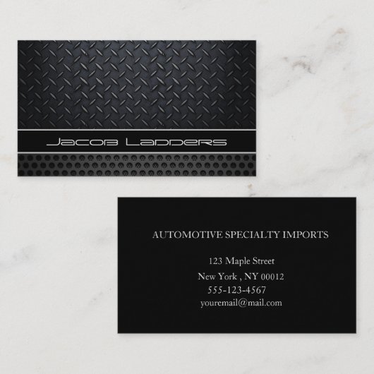 Carte De Visite Conception automatique professionnelle de fibre de (Devant / Derrière)