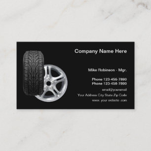 Carte De Visite Conception Automobile Professionnelle