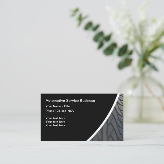 Carte De Visite Conception automobile unique (Debout devant)