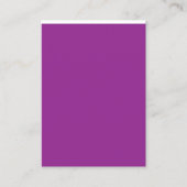 Carte De Visite Conception avec un Arrière - plan violet étonnant (Devant)