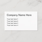 Carte De Visite Conception bilatérale simple de plombier (Dos)