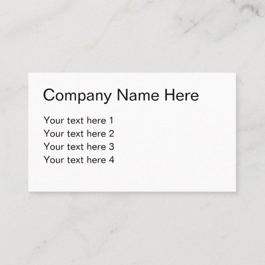 Carte De Visite Conception bilatérale simple de plombier (Dos)