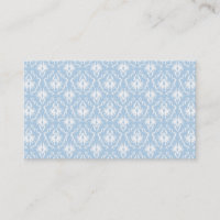 Conception blanche et bleu-clair de damassé