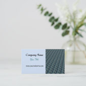 Carte De Visite Conception Bleu Canard Moderne (Debout devant)