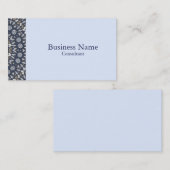 Carte De Visite Conception bleue (Devant / Derrière)