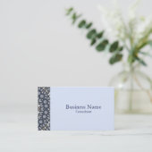 Carte De Visite Conception bleue (Debout devant)