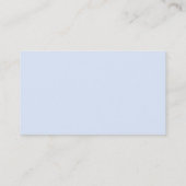 Carte De Visite Conception bleue (Dos)