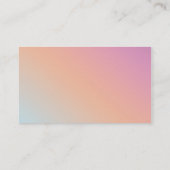 Carte De Visite Conception cardiaque (Dos)