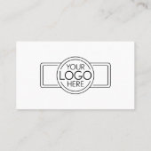 Carte De Visite Conception Classique avec Logo et Coordonnées (Dos)