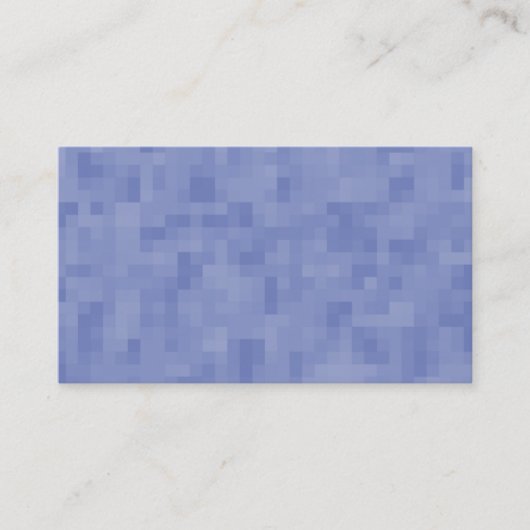 Carte De Visite Conception d'abrégé sur bleu (Devant)