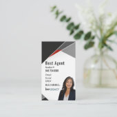 Carte De Visite conception d'agent triangle KW Legacy PHOTO vertic (Debout devant)