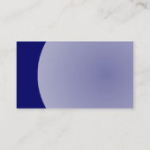 Carte De Visite Conception d'arc - bleu marine (Dos)