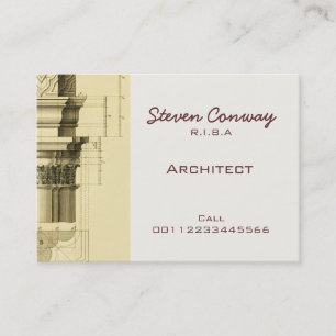 Carte De Visite Conception d'architecture gothique de ~