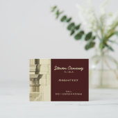 Carte De Visite Conception d'architecture gothique de ~ (Debout devant)